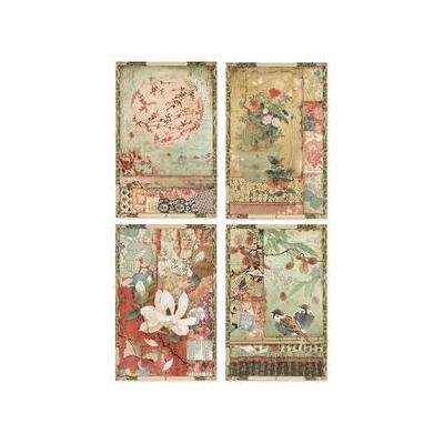 Stamperia Rice Paper - Japanese Dreams Postcards